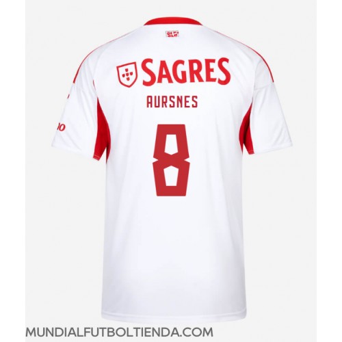 Camiseta Benfica Fredrik Aursnes #8 Tercera Equipación Replica 2025-26 mangas cortas